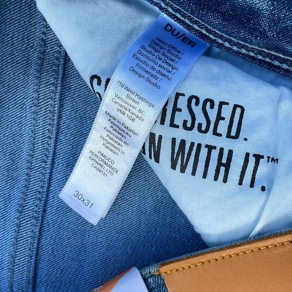 NWT DU/ER Duer Performance Denim Skinny Indigo - Picture 11 of 16